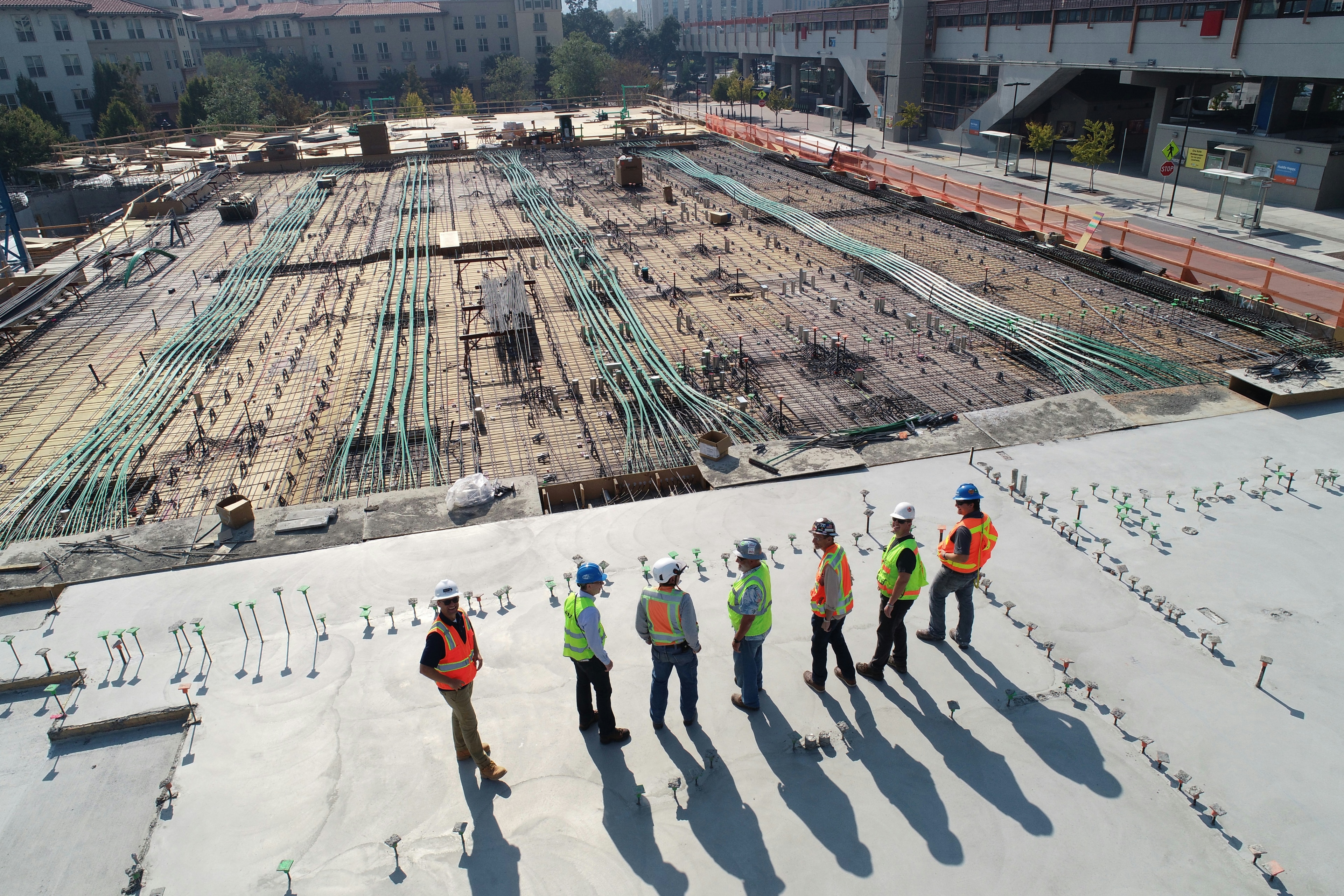 Construction site background